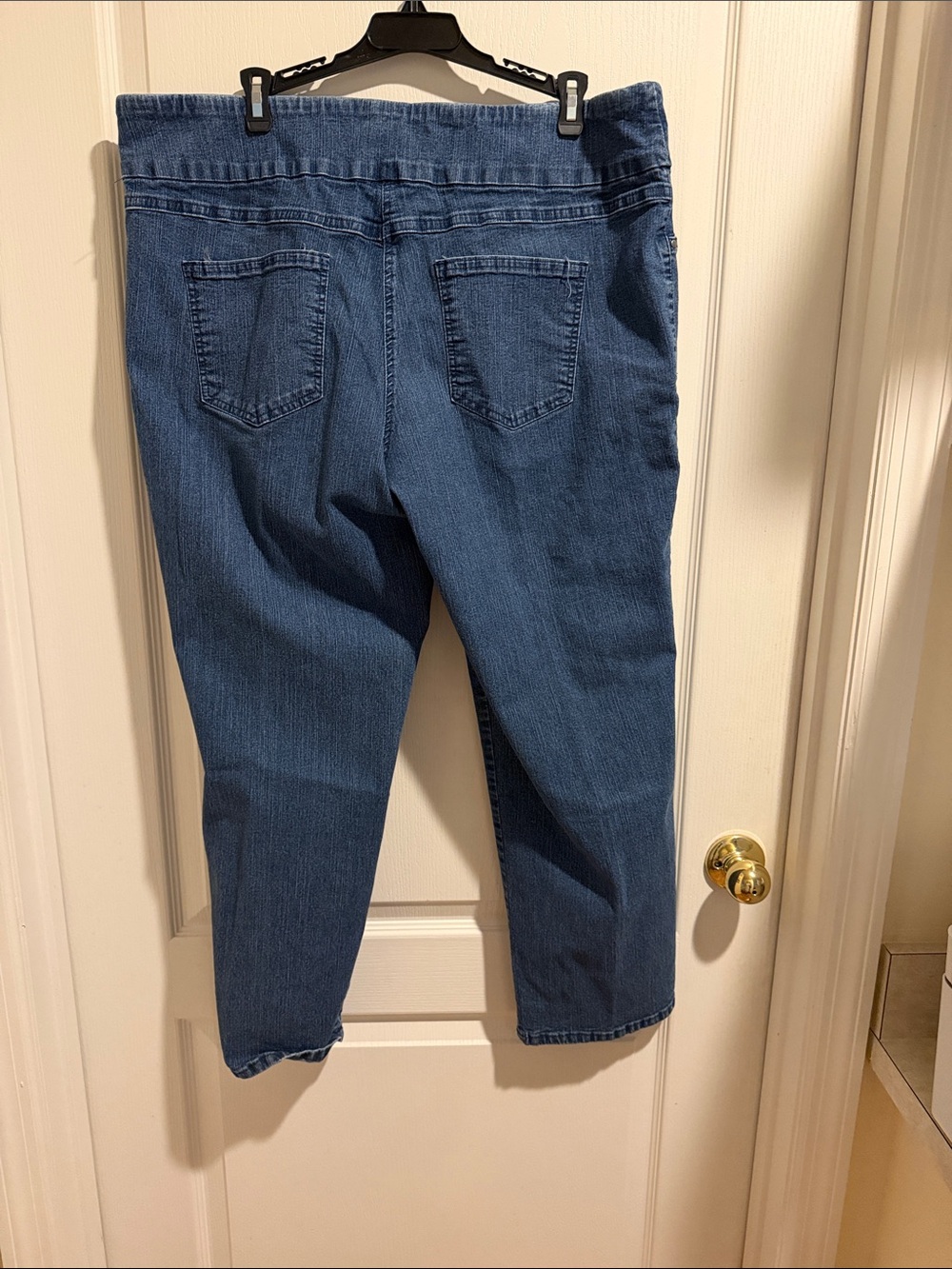 Ruby Rd. Blue Stretch Denim Pull-On Jeans - Picture 4 of 8